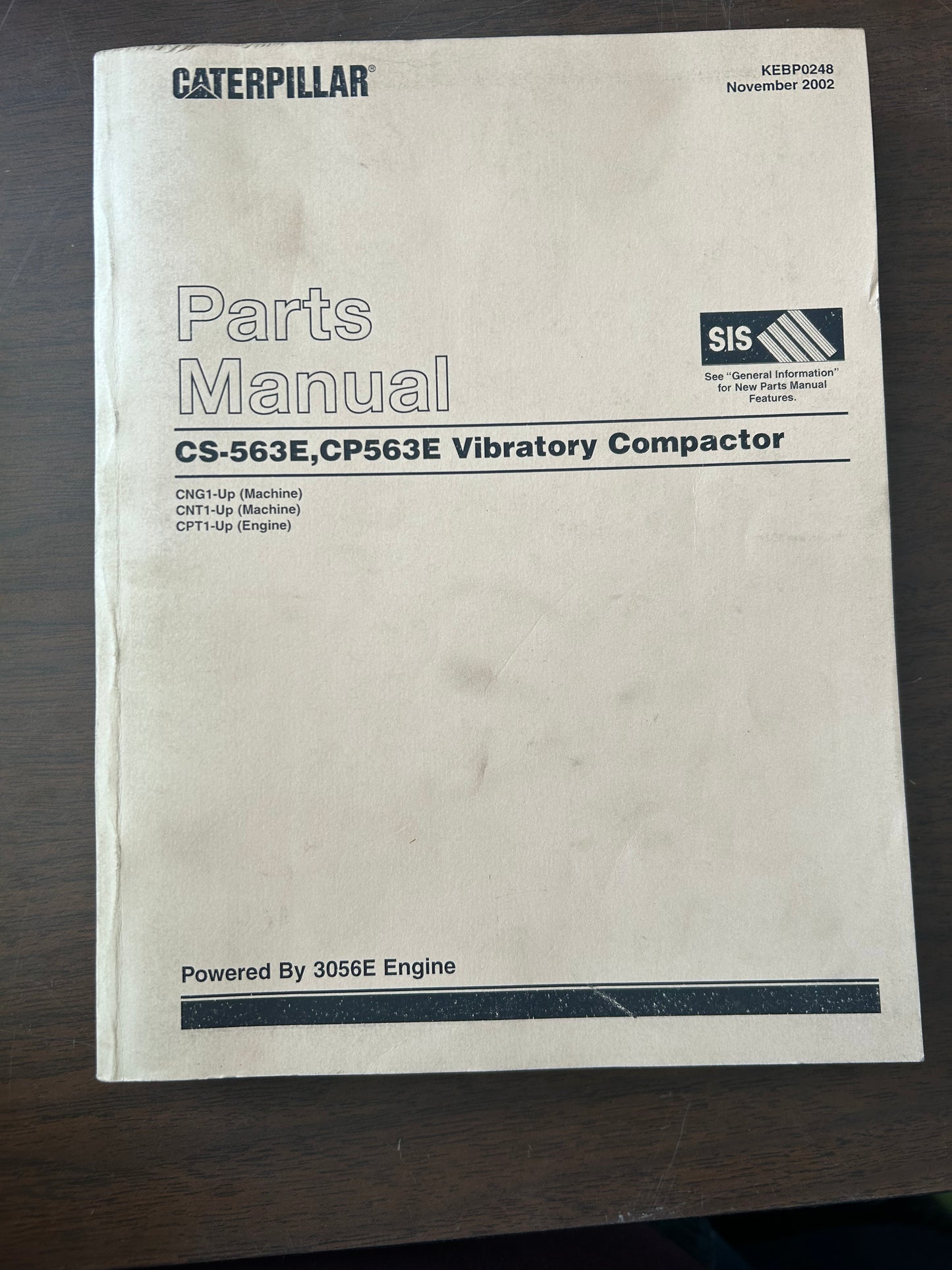 Caterpillar _ CS-563E & CP563E Vibratory Compactor _ Parts Manual
