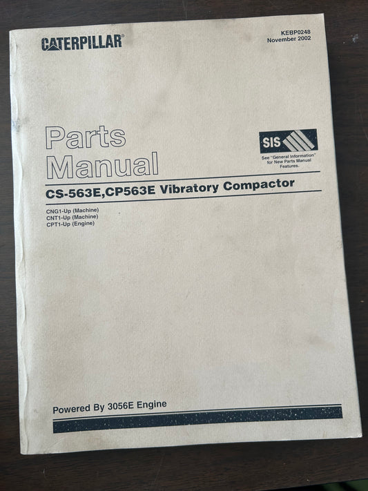 Caterpillar _ CS-563E & CP563E Vibratory Compactor _ Parts Manual