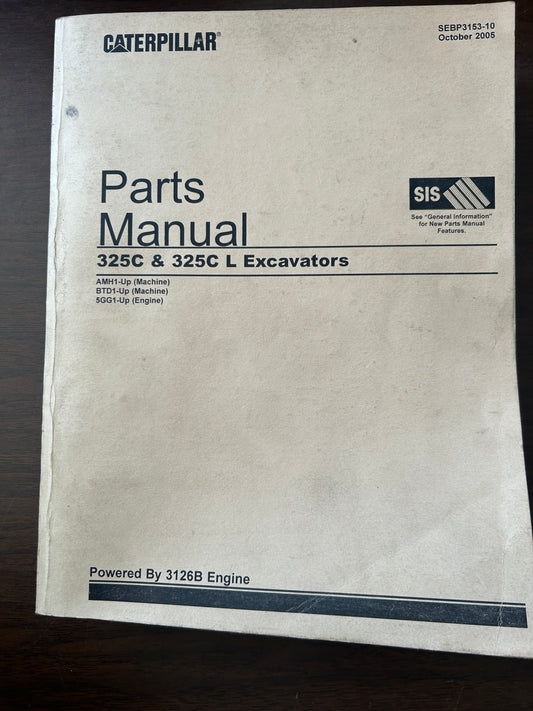 Caterpillar _ 325C & 325C L Excavators _ Parts Manual