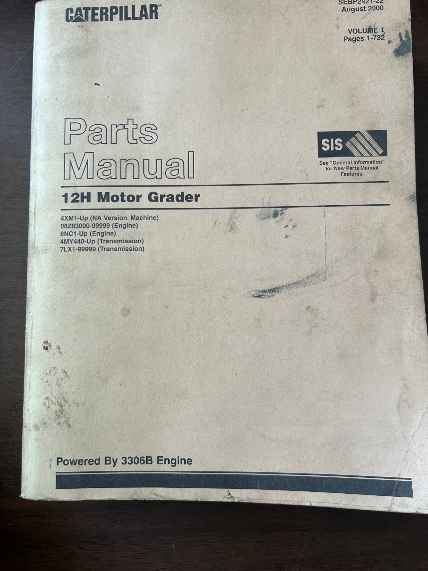 Caterpillar _ 12H Motor Grader _ Parts Manual