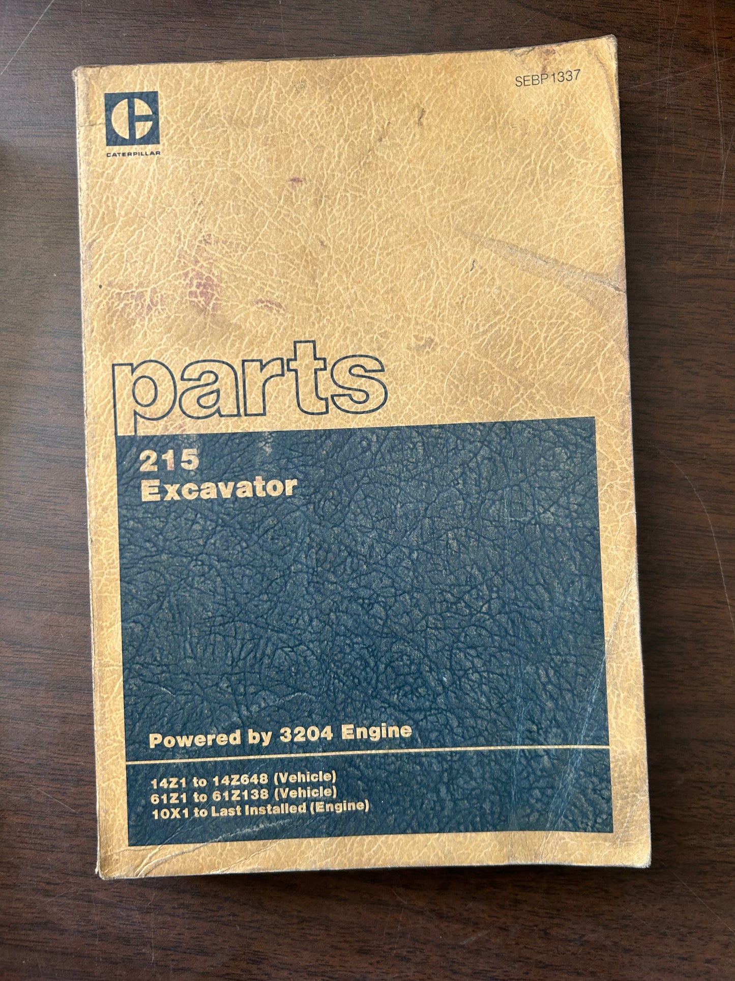 Caterpillar _ 215 Excavator _ Parts