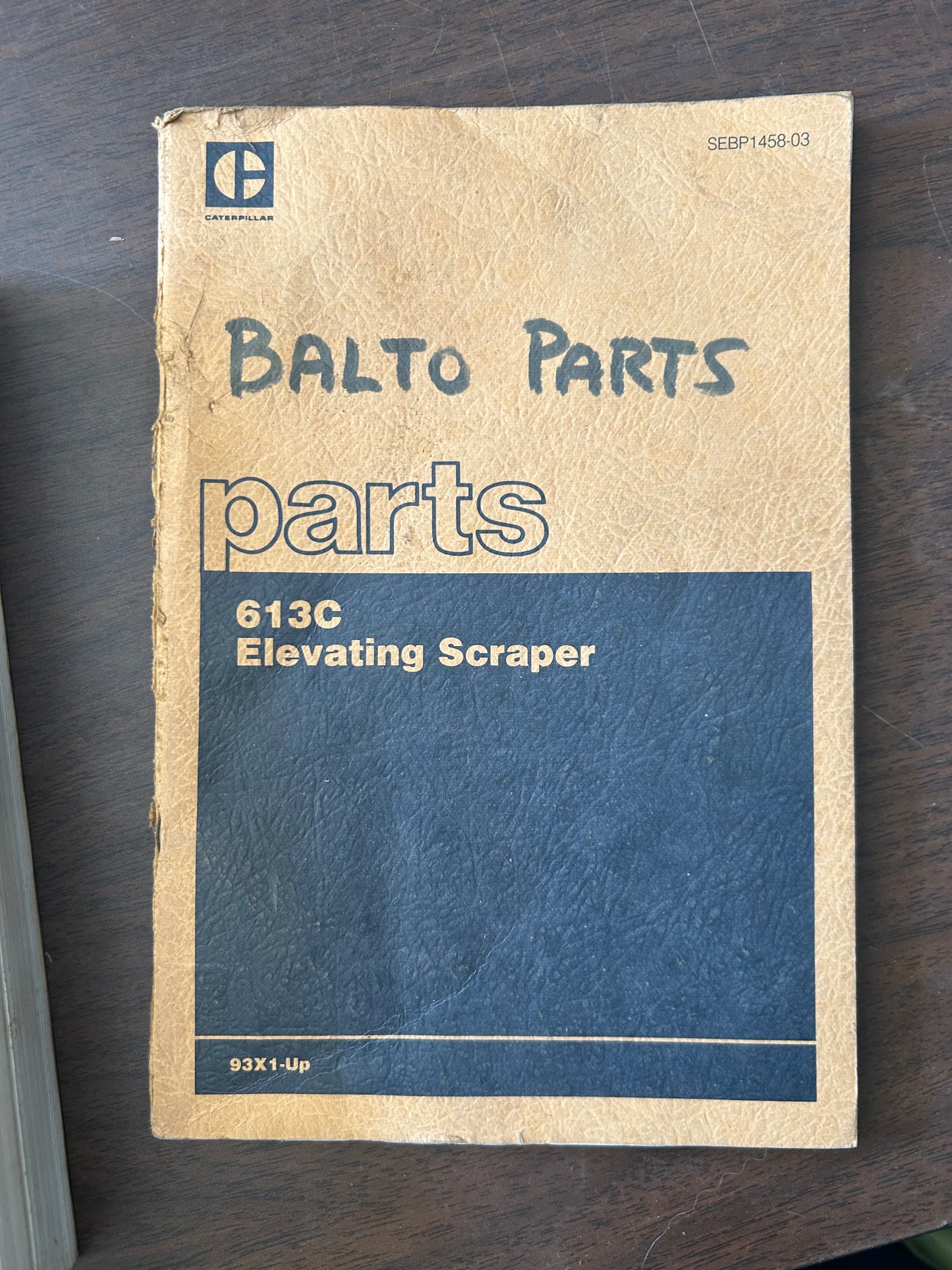 Caterpillar _ 613C Elevating Scraper _ Parts