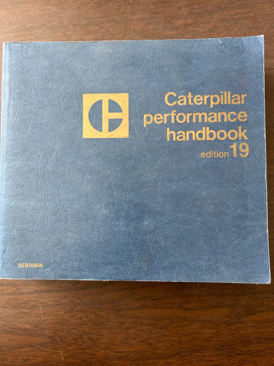 Caterpillar Performance Handbook _ edition 19