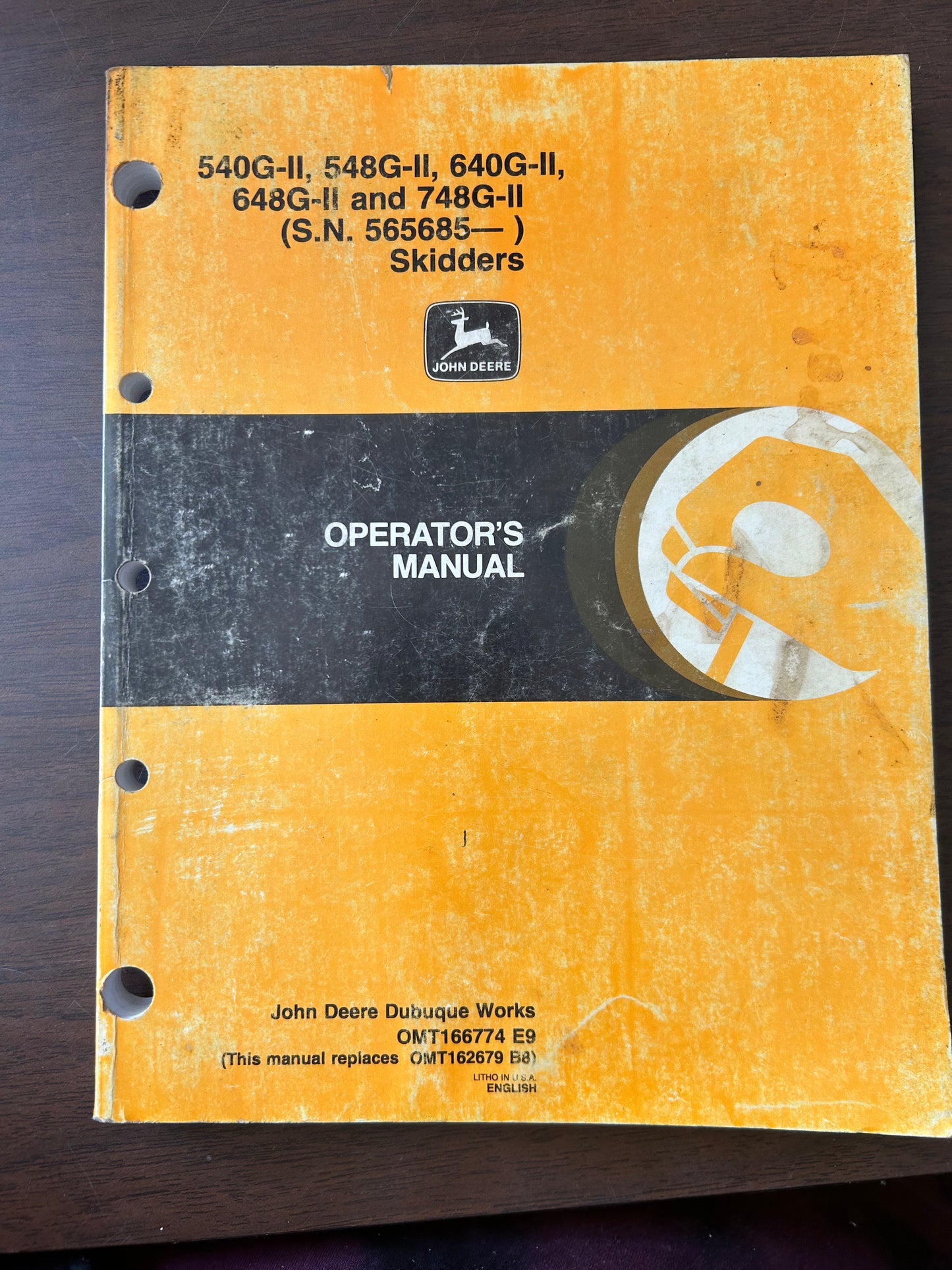 John Deere _ 540G-11, 548G-11, 640G-11, 648G-11 & 748G-11 Skidders _ Operator’s Manual