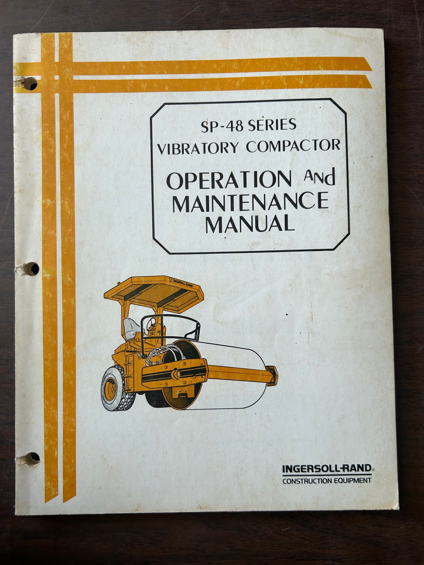 Ingersoll-Rand _ SP-48 Series Vibratory Compactor _ Operation & Maintenance Manual