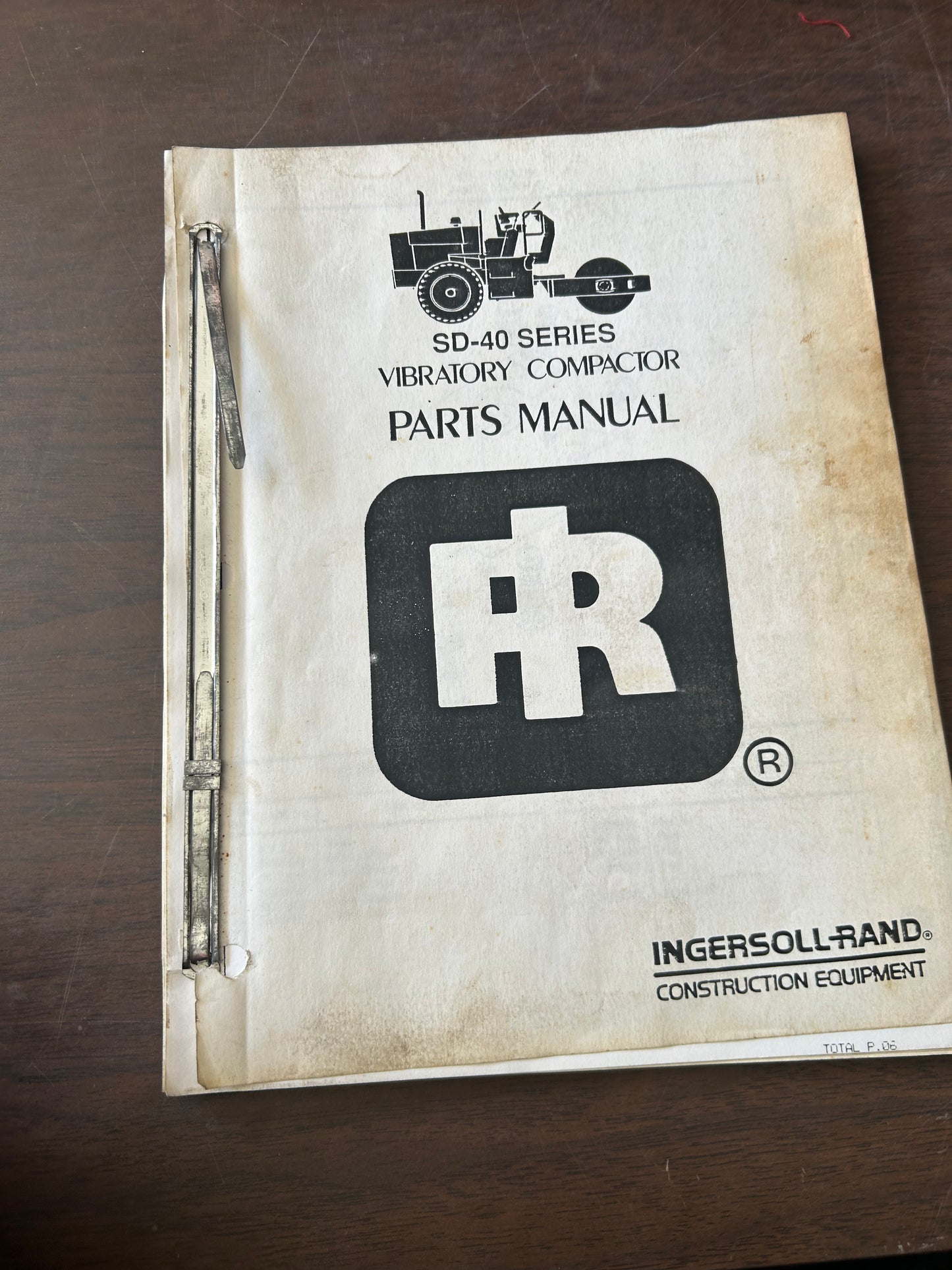Ingersoll-Rand _ SD-40 Series Vibratory Compactor _ Parts Manual