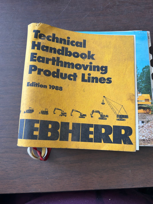 Liebherr _ Technical Handbook Earthmoving Product Lines Edition 1988