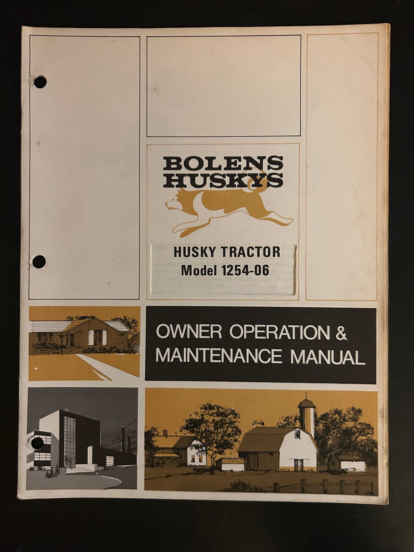 Bolens _ Husky Tractor model 1254-06 _ Owner Operation & Maintenance Manual