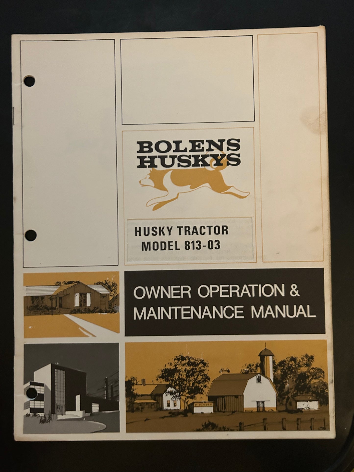 Bolens _ Husky Tractor model 813-03 _ Owner’s Operation & Maintenance Manual