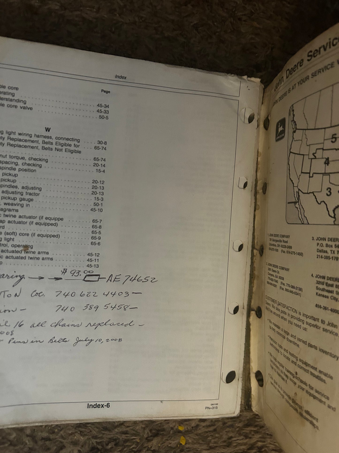 John Deere _ 456 Silage Special Round Baler _ Operator’s Manual OME92590 A8