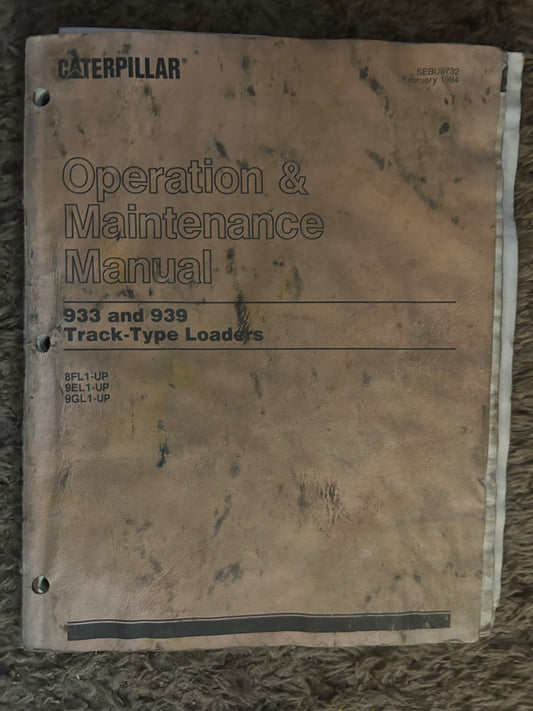 Caterpillar _ 933 & 939 Track-Type Loaders _ Operation & Maintenance Manual