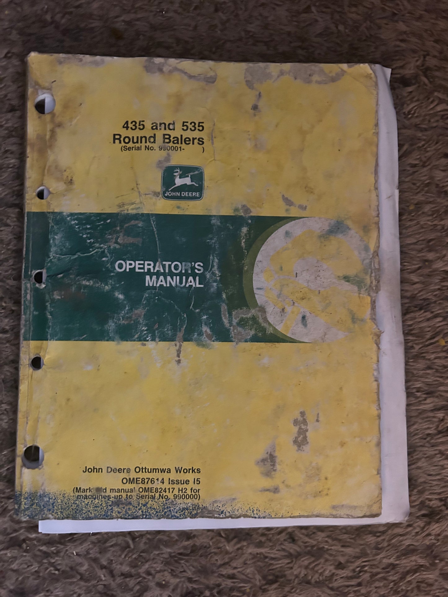 John Deere _ 435 & 535 Round Balers _ Operator’s Manual