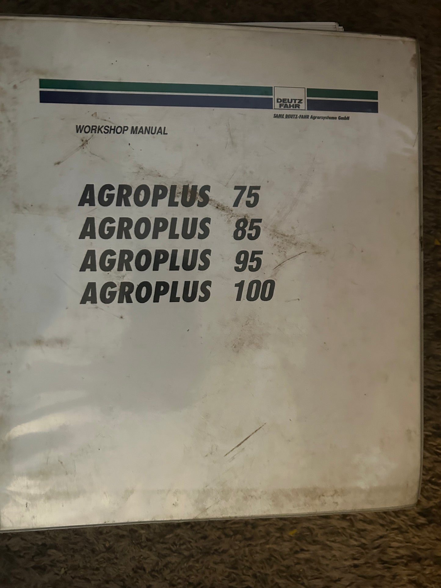Deutz Fahr _ AGROPLUS 75, 85, 95 & 100 _ Workshop Manual