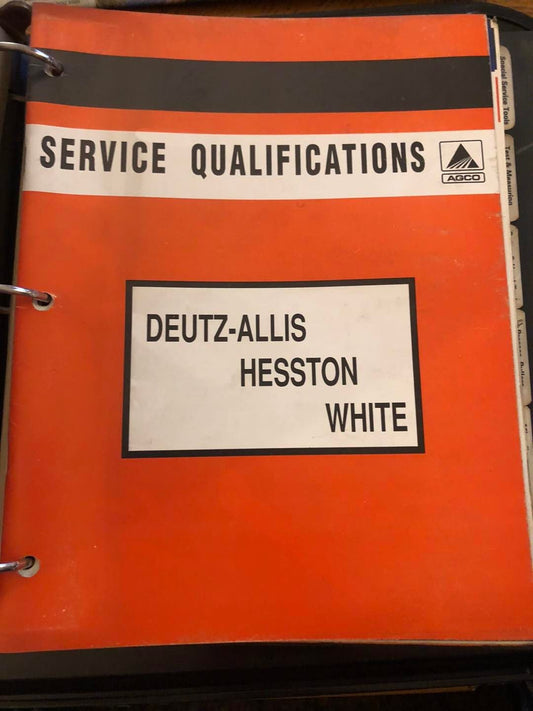 AGCO _ Duetz-Allis, Heston & White _ Service Qualifications