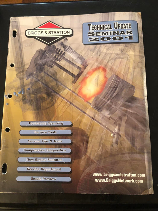 Briggs & Stratton Technical Update Seminar 2001