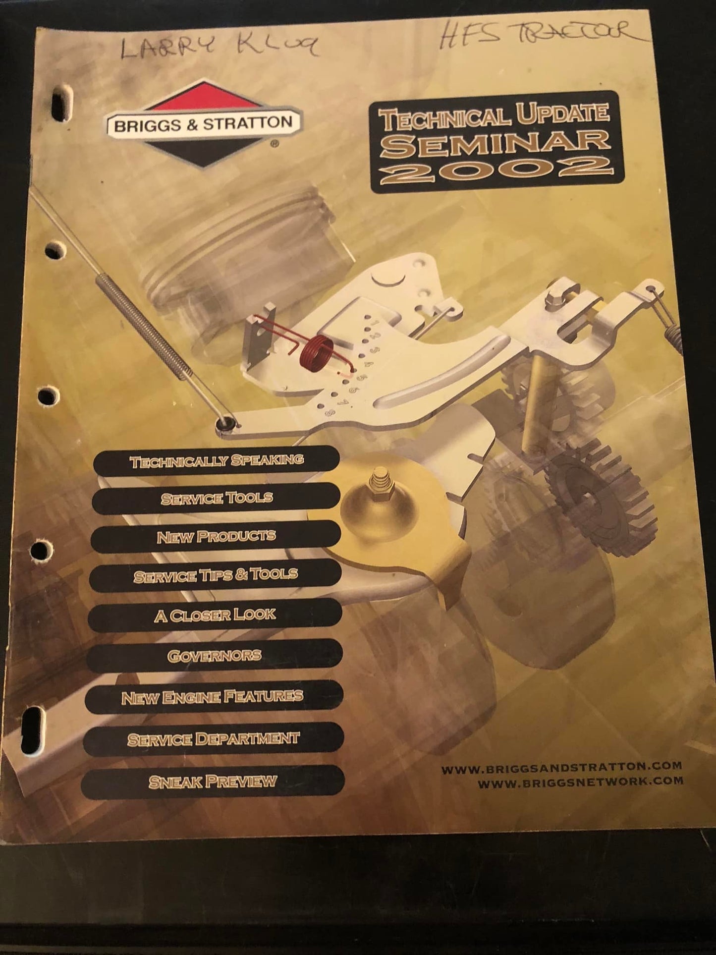 Briggs & Stratton Technical Update Seminar 2002