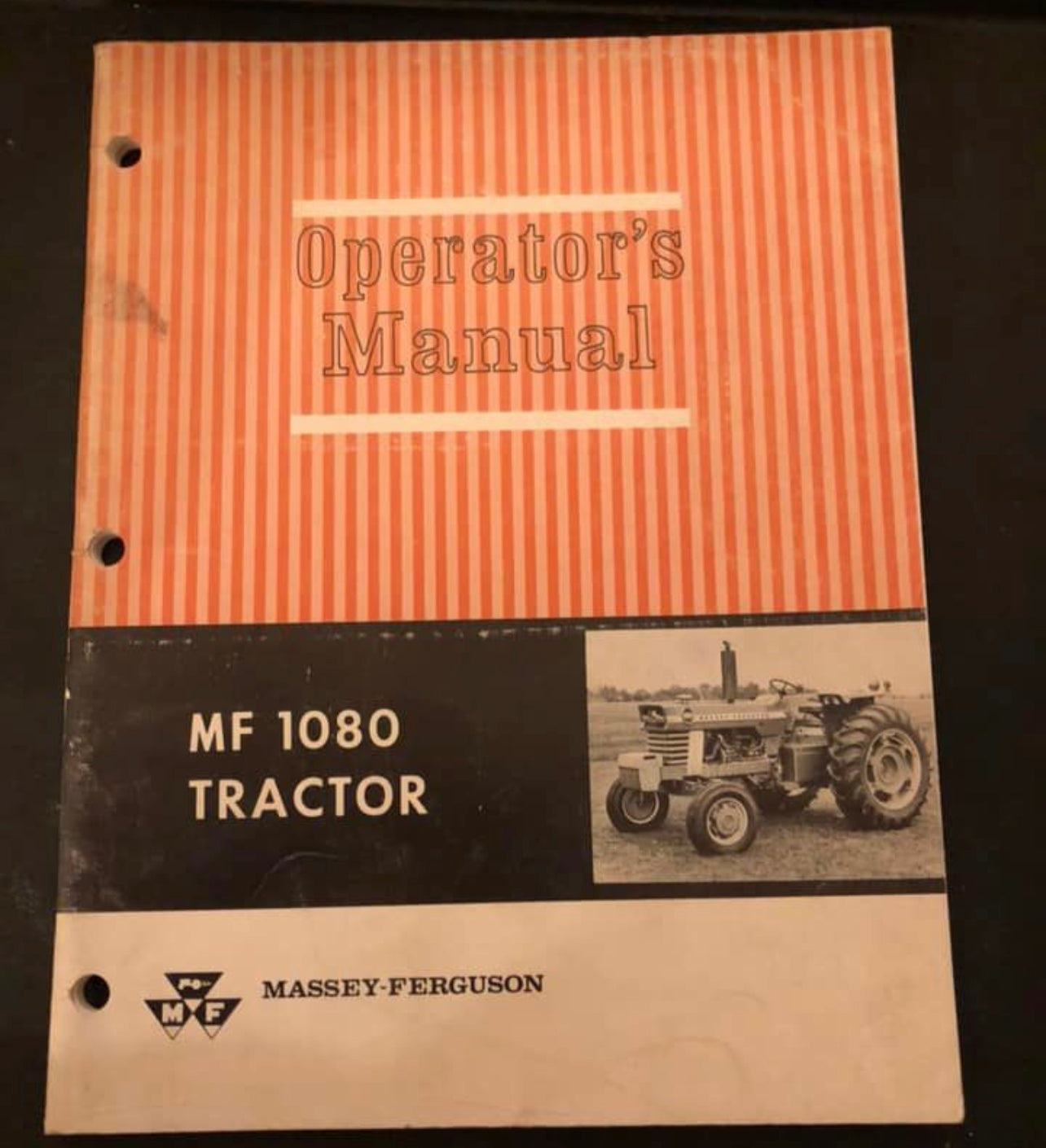Massey Ferguson MF 1080 Tractor __ Operator’s Manual