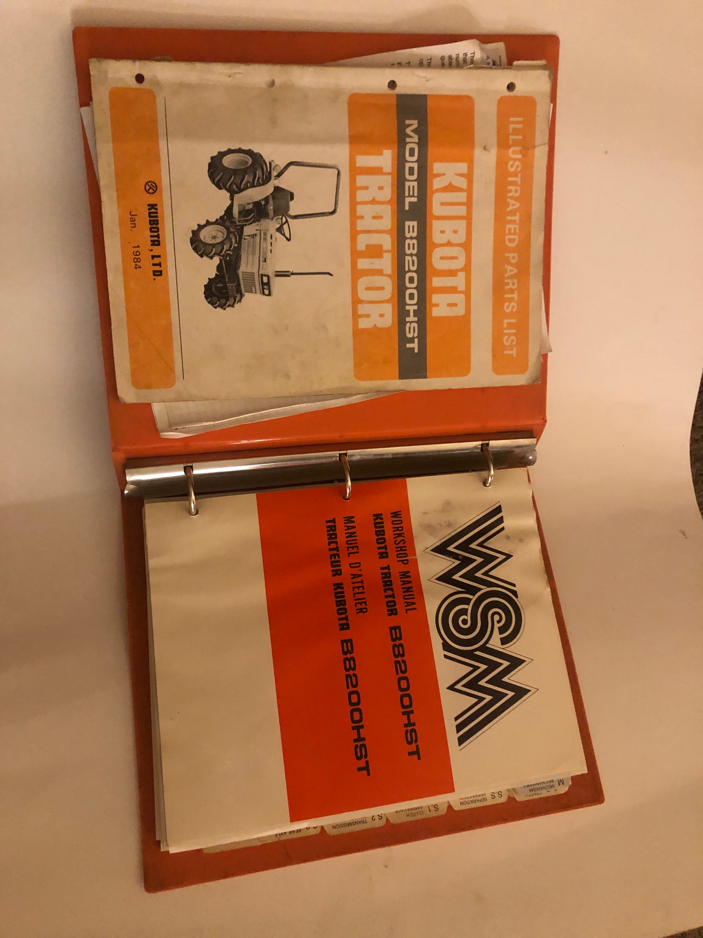 Kubota workshop Manual B8200HST