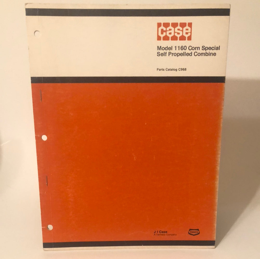 Case Model 1160 Corn Special Propelled Combine _ Parts Catalog