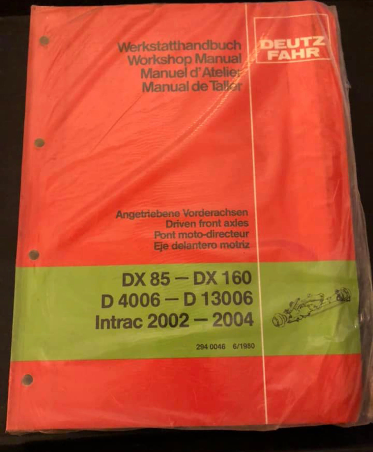 Deutz Fahr DX85 - DX160 _ Workshop Manual