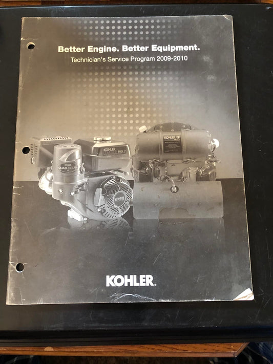 Kohler Engines Technicians’s Service Program 2009-2010