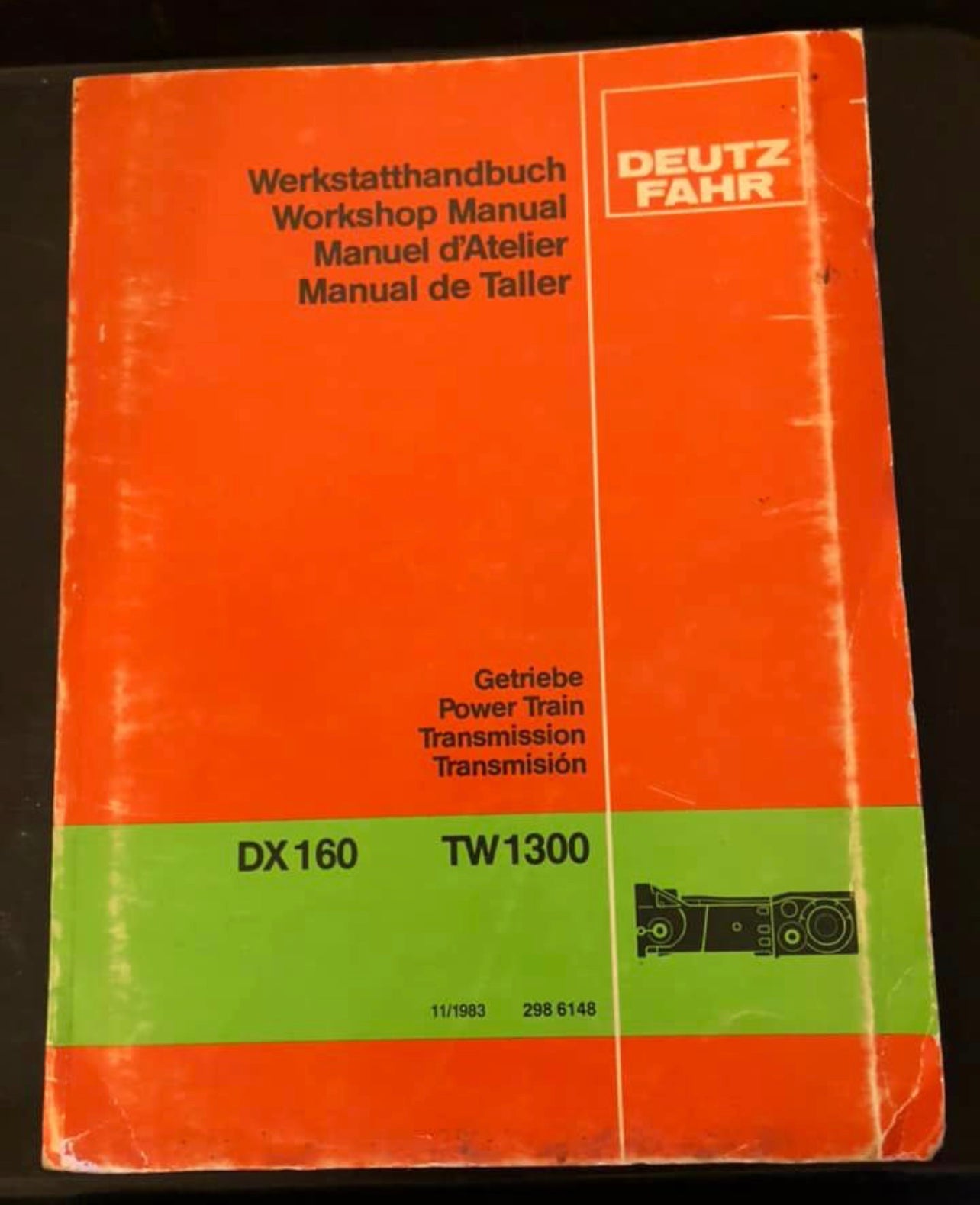 Deutz Fahr DX160 TW1300 Power Train Transmission