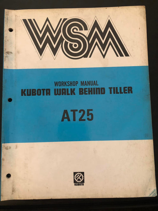 Kubota _ WSM _ Walk Behind Tiller AT25