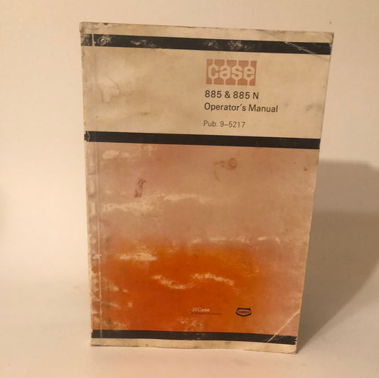 Case 885 & 885 N  _ Operator’s Manual