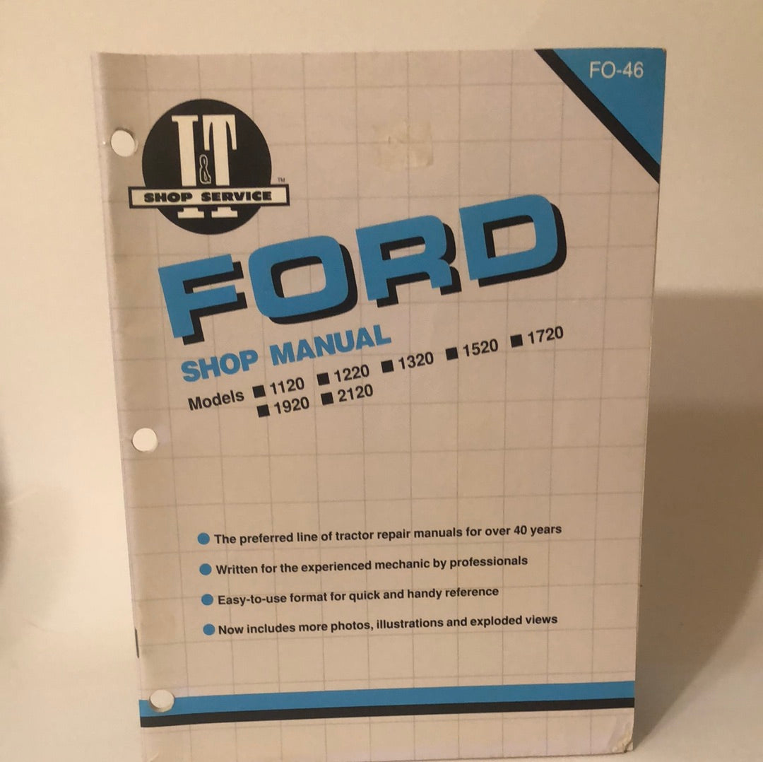I&T Shop Service _ Ford 1120, 1220, 1320, 1520, 1720, 1920 & 2120 Shop Manual