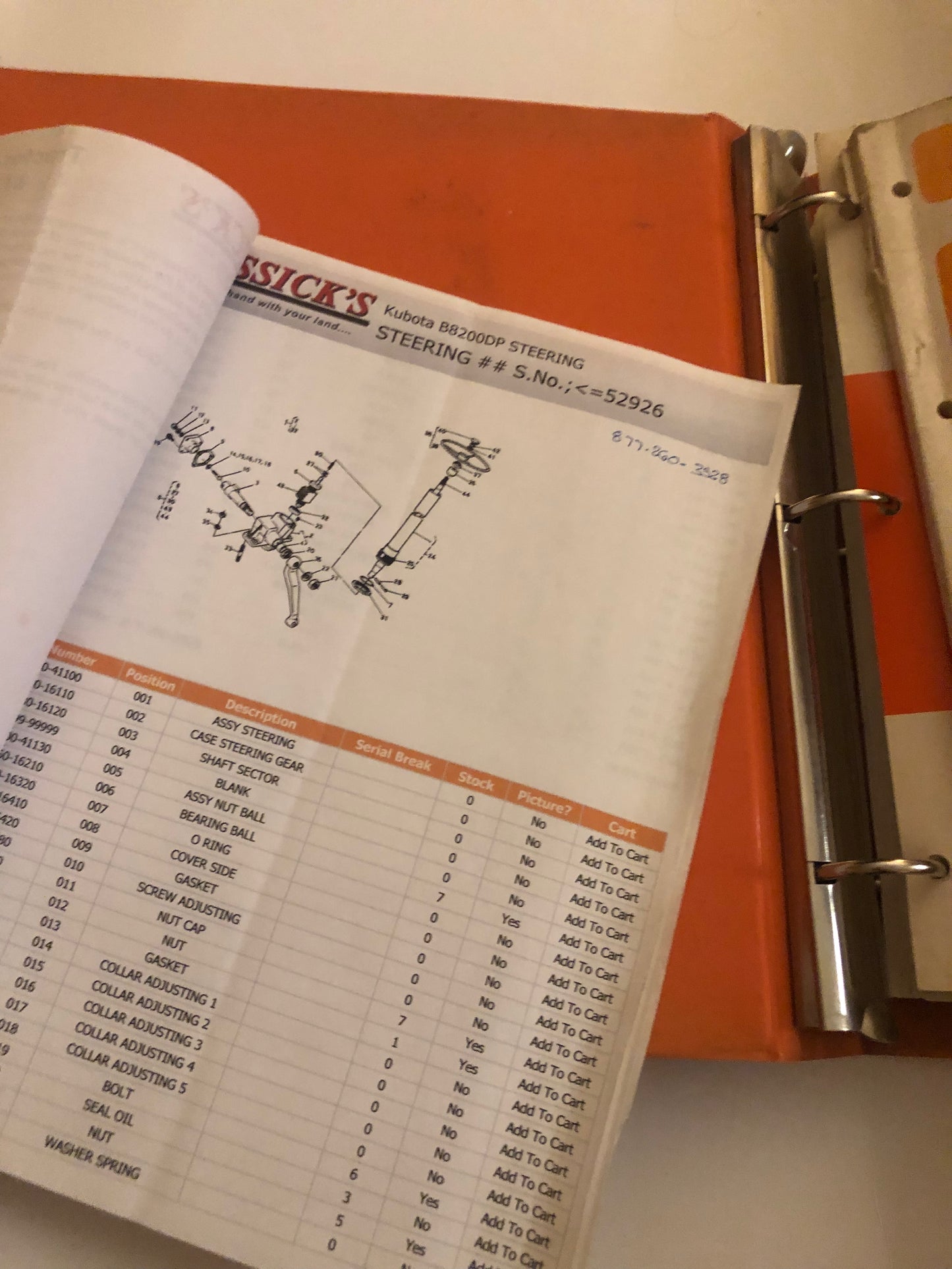 Kubota workshop Manual B8200HST
