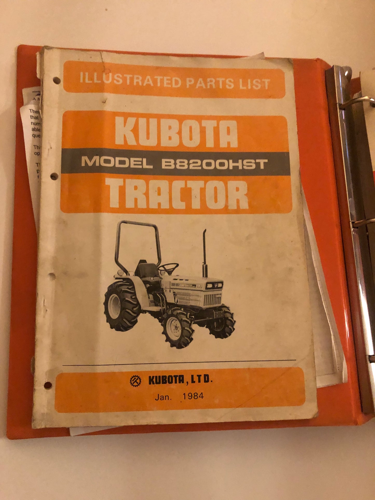 Kubota workshop Manual B8200HST