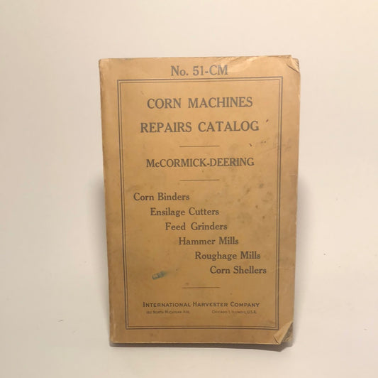 IH Corn Machines repairs catalog No 51-cm
