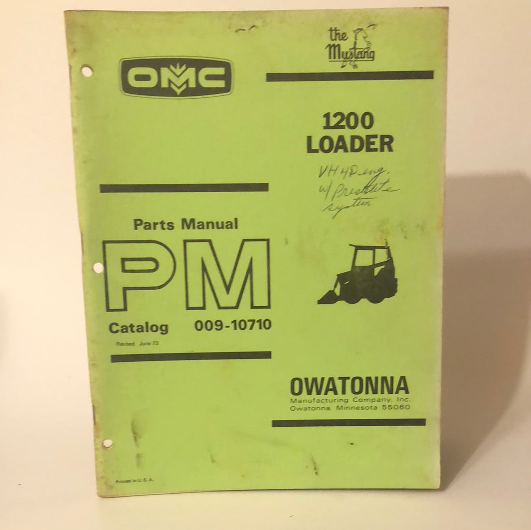 OMC - 1200 Loader - Parts Manual