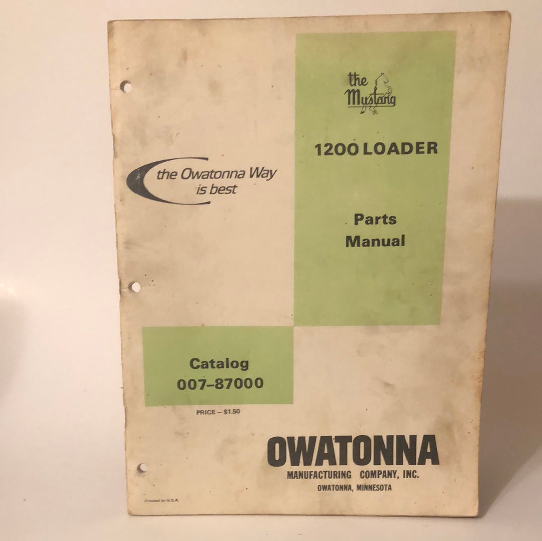 OMC - 1200 Loader - Parts Manual
