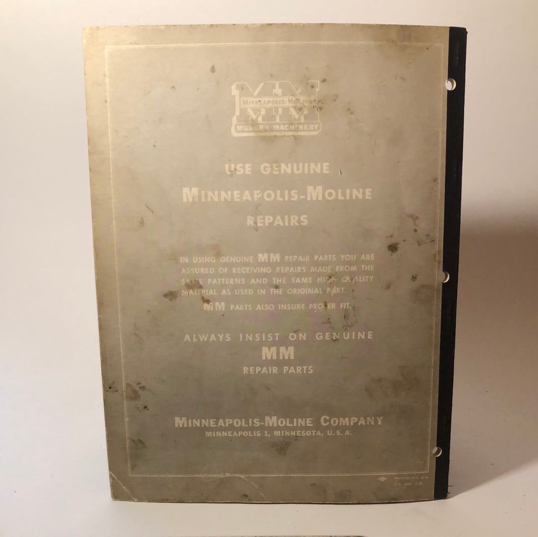 Minneapolis Moline - Bale-O-Matic - Operation, Maintenance & Assembly Manual