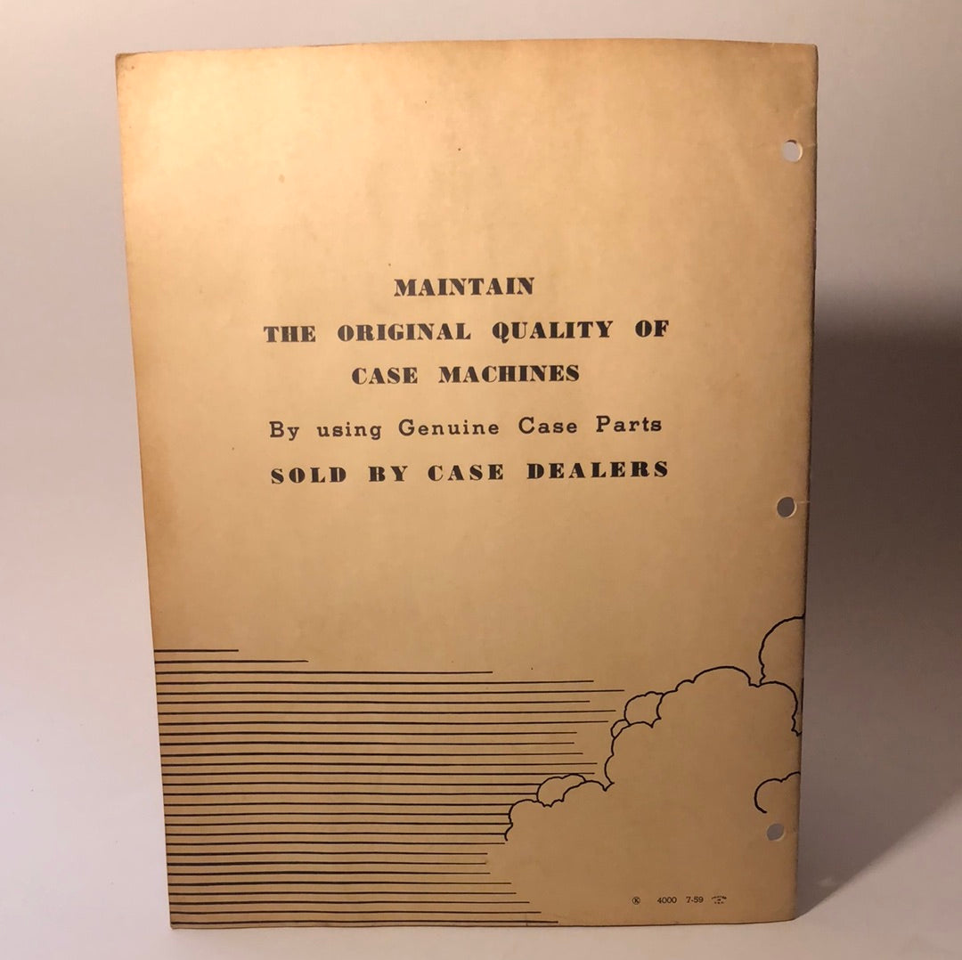 Case - MT series Mounted Tractor Plows - parts catalog no 796