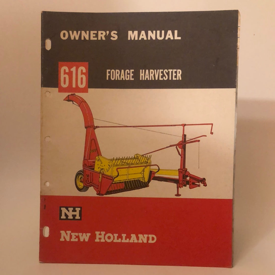 New Holland - 616 Forage Harvester - Owner's Manual