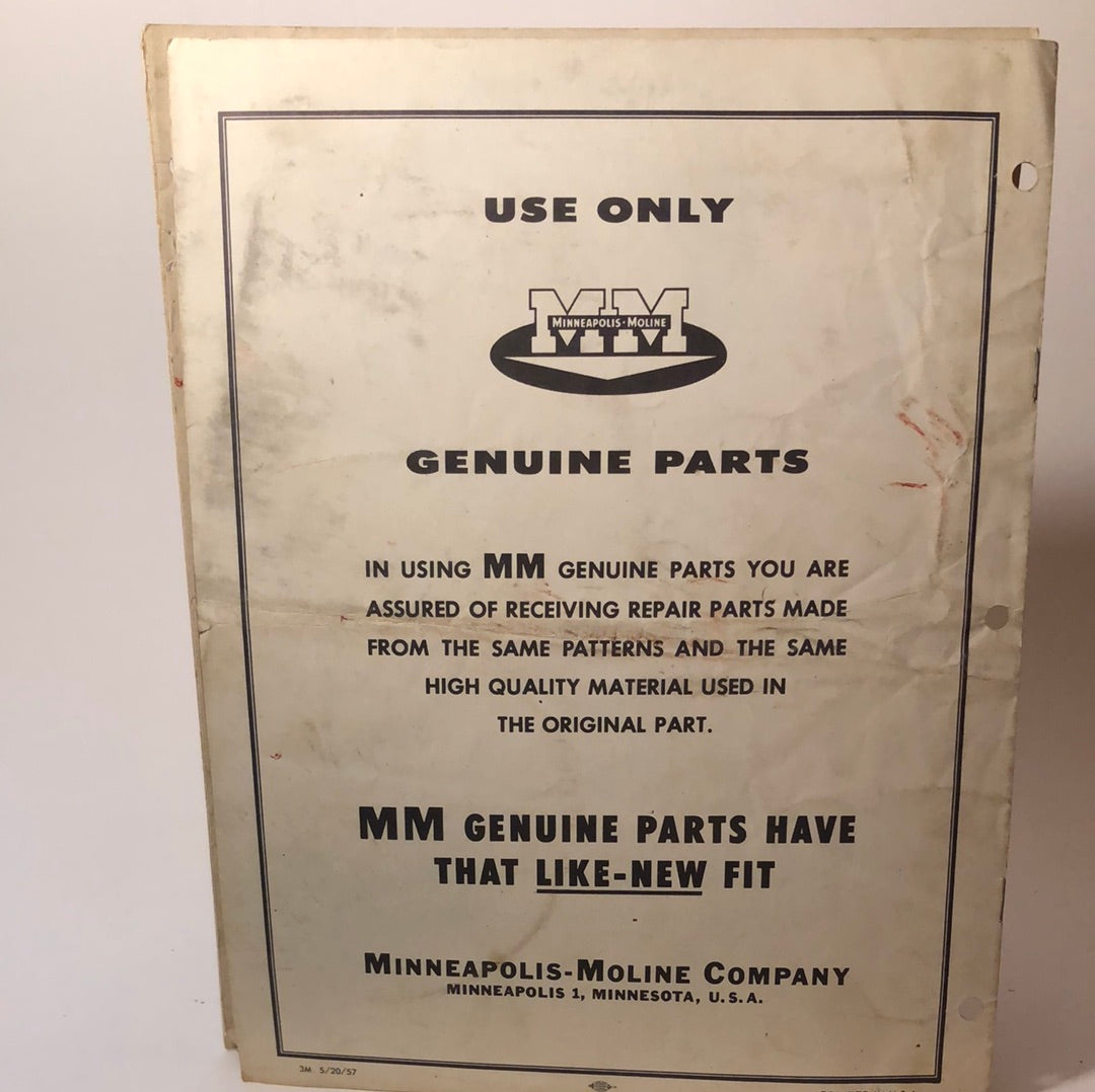 Minneapolis Moline - Model LO PTO Spreaders - Operator's Manual