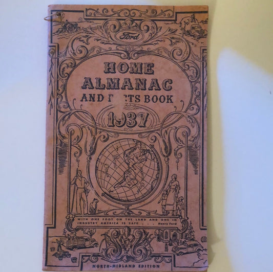 Ford Home Almanac & Fact s Book 1937