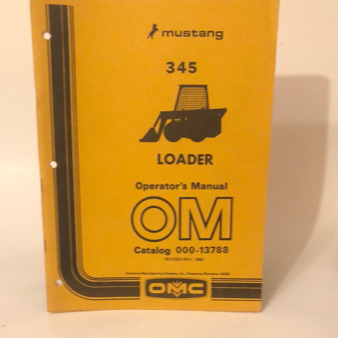 OMC 345 Loader - Operator's Manual