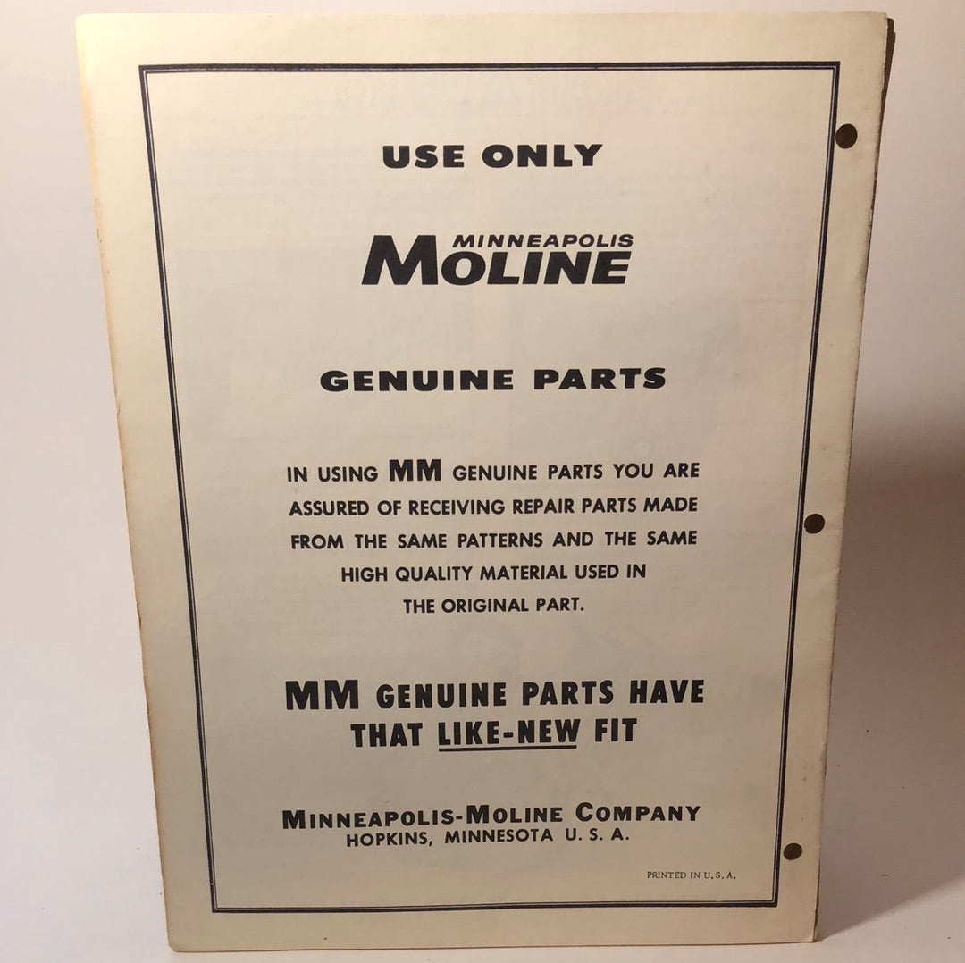 Minneapolis Moline - LO 100A & LO 135A PTO Spreaders - Operator's Manual