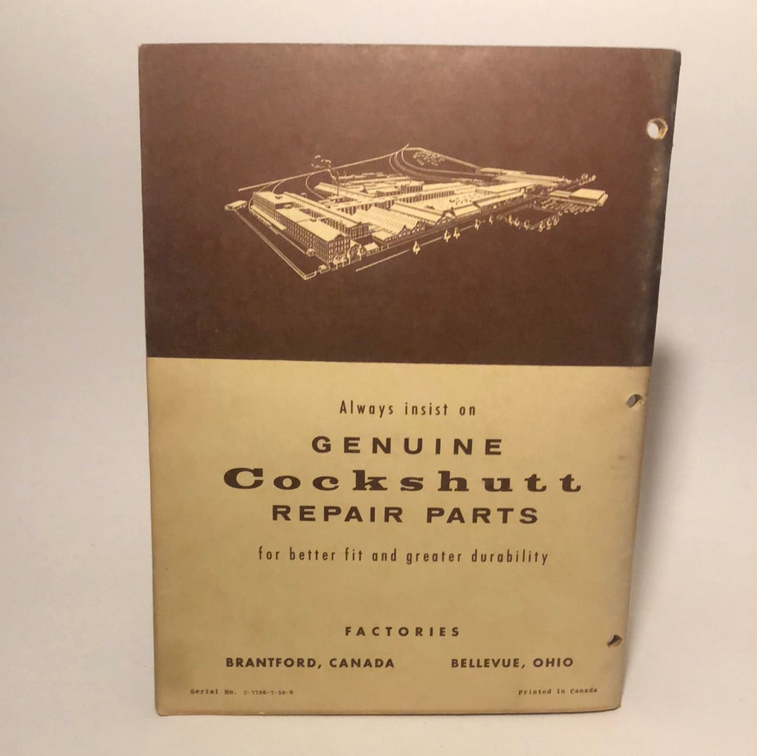 Cockshutt “570” Tractor Gasoline & Diesel parts list