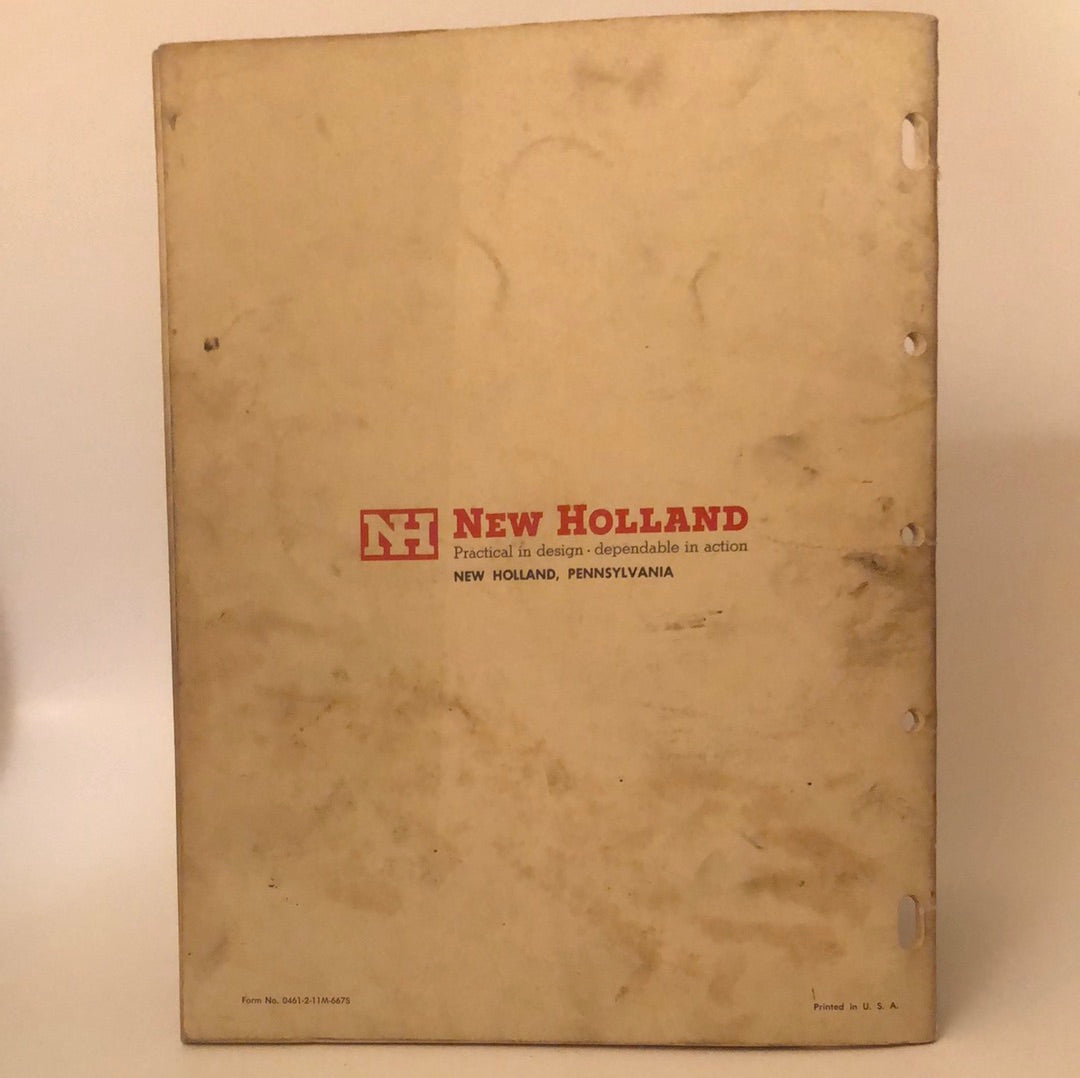 New Holland - 461 Haybine Mower-Conditioner - Owner's Manual