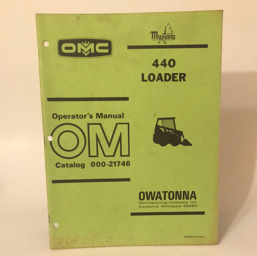 OMC 440 Loader - Operator's Manual