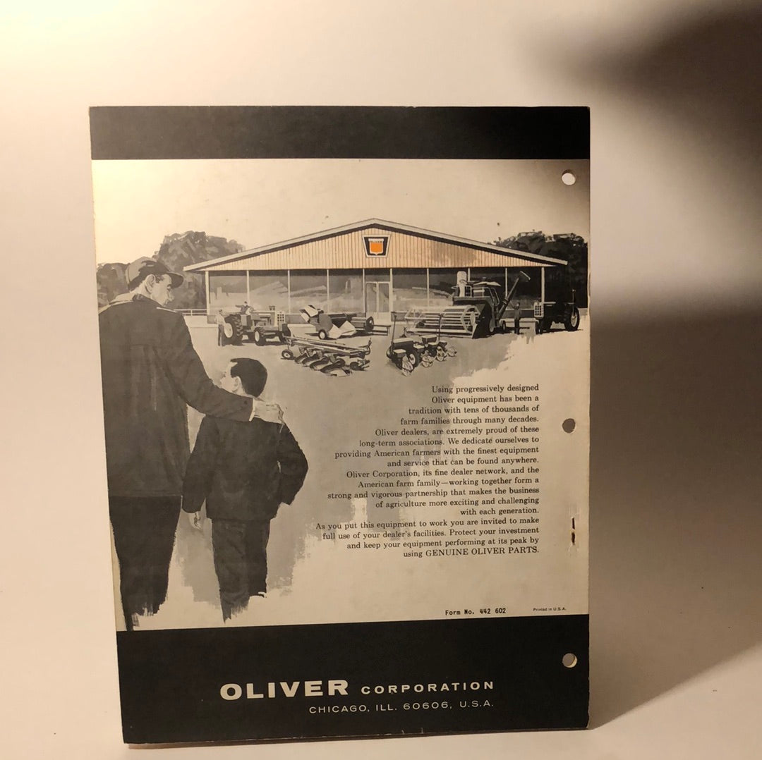 Oliver Parts Catalog 531 & 541 Corn Heads