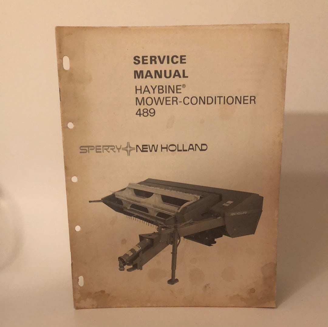 Sperry New Holland - Haybine Mower-Conditioner 489 - service manual