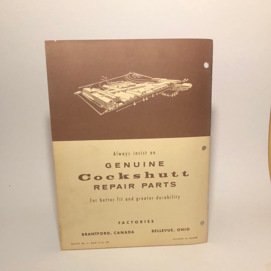 Cockshutt Owner Manual 515 & 315A Mowers