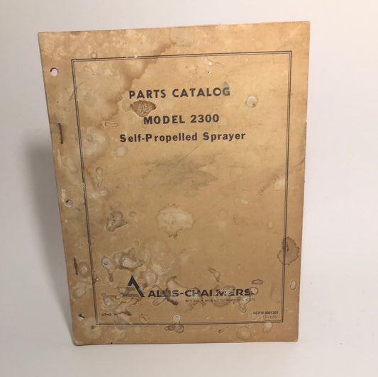 Allis-Chalmers model 2300 Self-Propelled Sprayer