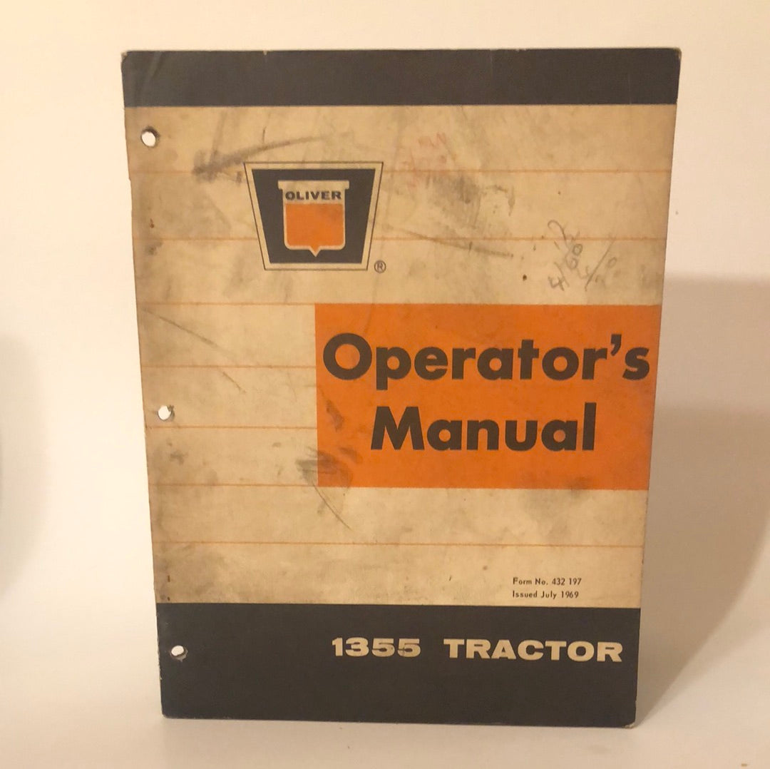 Oliver - 1355 Tractor - Operator's Manual