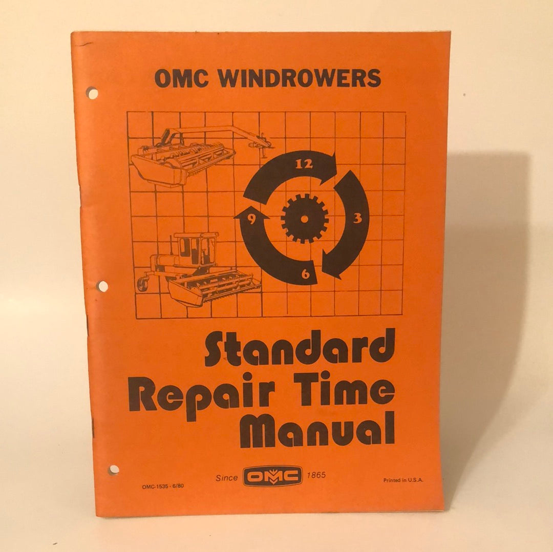 OMC Windrowers - Standard Repair Time Manual